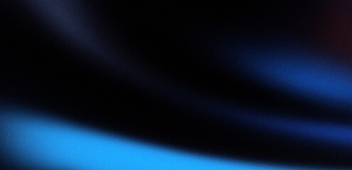 Black and navy blue abstract grainy background, glowing vibrant color gradient shape, turquoise gradient noisy texture poster header cover wallpaper banner backdrop design