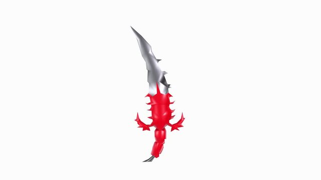 knife in a background