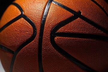 Fototapeta premium basketball ball isolated on white ,basketball ball ,basketball isolated on white ,close up of a basketball