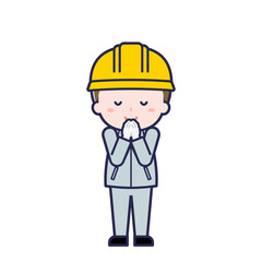 工事作業員／男性 24