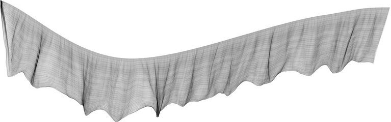 wings of an angel in tranparance background