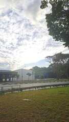 Blue Morning Sky In Singapore