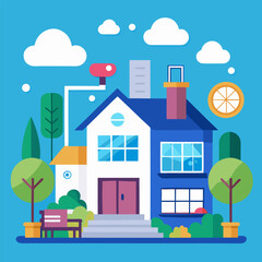 Creative Home and House Vector Illustrations