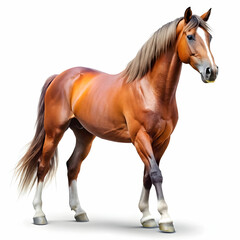 A majestic black-and-white illustration of a horse, showcasing