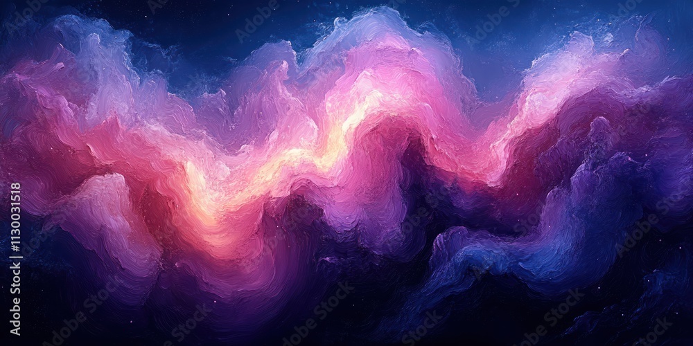 Poster abstract gradient pink purple black background texture design smooth ambient light flowing colors