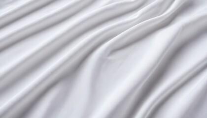 Realistic abstract white silk background