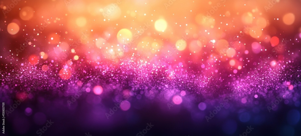 Aufkleber abstract gradient background with soft bokeh and warm tones for tranquil digital art and design