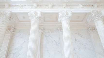 Naklejka premium Classic Marble Columns 