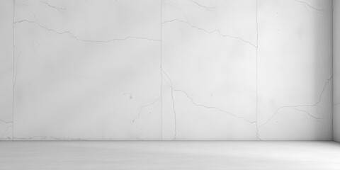 Obraz premium White concrete wall with a smooth texture and minimalistic design, exterior, clean, contemporary