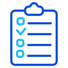 Obraz premium Training plans Duoline Icon