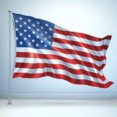 Fototapeta premium flag isolated on white