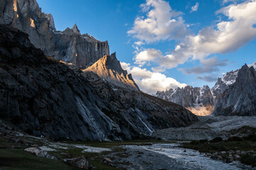 Sunset in the gorgeous Nangma Valley (Yosemite of Pakistan), Kanday, Baltistan, Pakistan