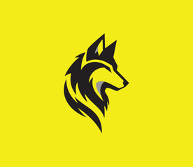 Obraz premium wolf logo