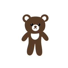 Obraz premium teddy bear doll vector illustration