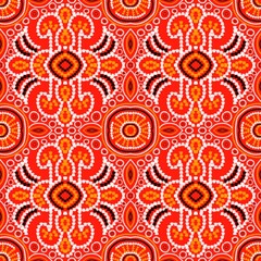 pattern flowerdamask ethnic boho American ikat texture tribal geometric background mandalas