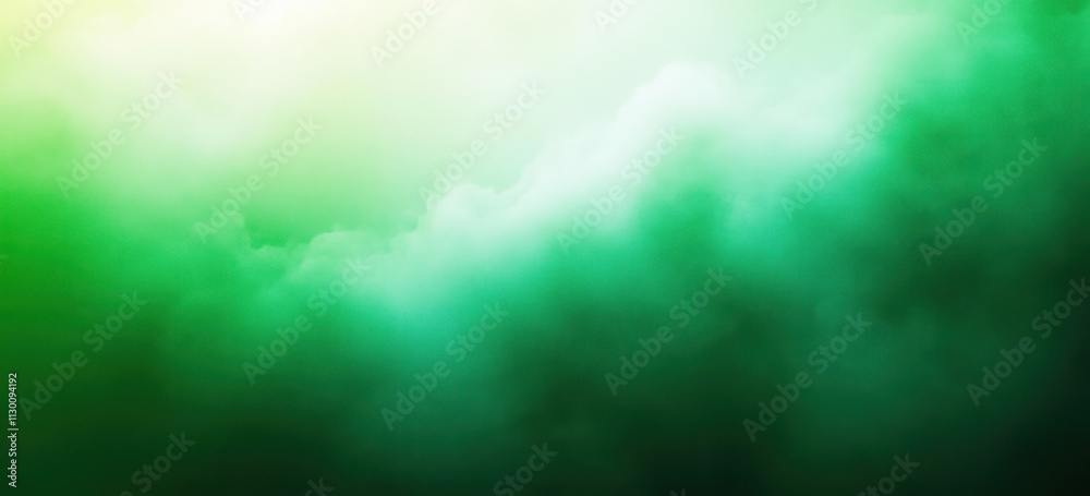 Poster Abstract Green and White Gradient Background with Soft Texture and Light Effect for Banners Posters and Digital Designs