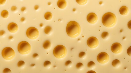 Highly detailed, macro close-up photograph of a rich, creamy cheese texture in extremely high resolution