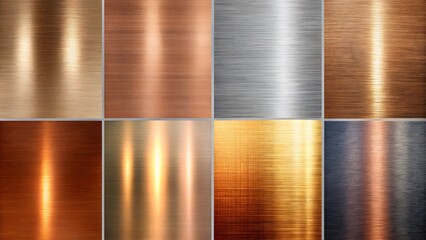 Top view of Realistic metal texture background