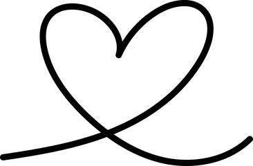 하트 라인 일러스트