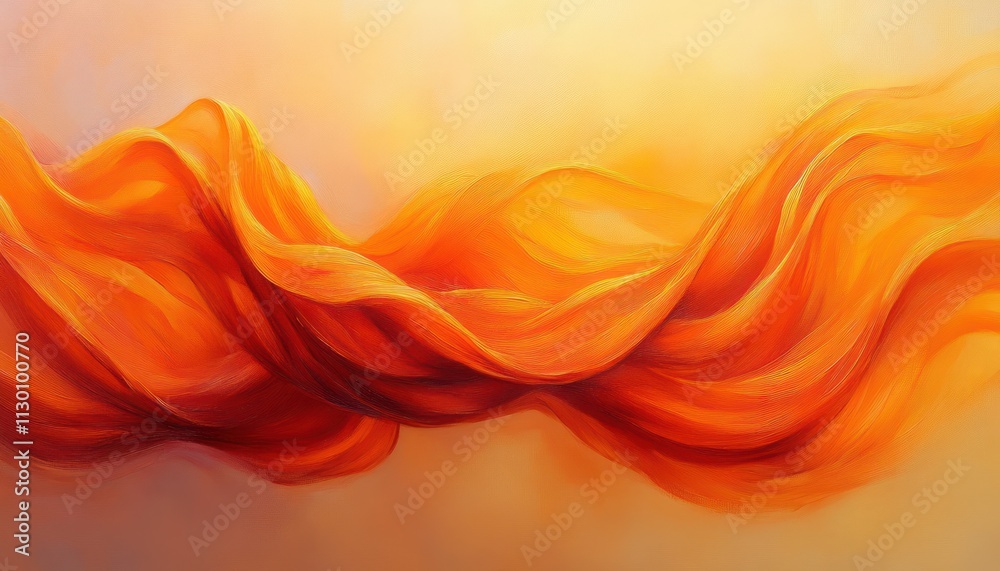 Aufkleber Satin Silk Elegant Flowing Drapery Background Abstract Design for Text and Product Display