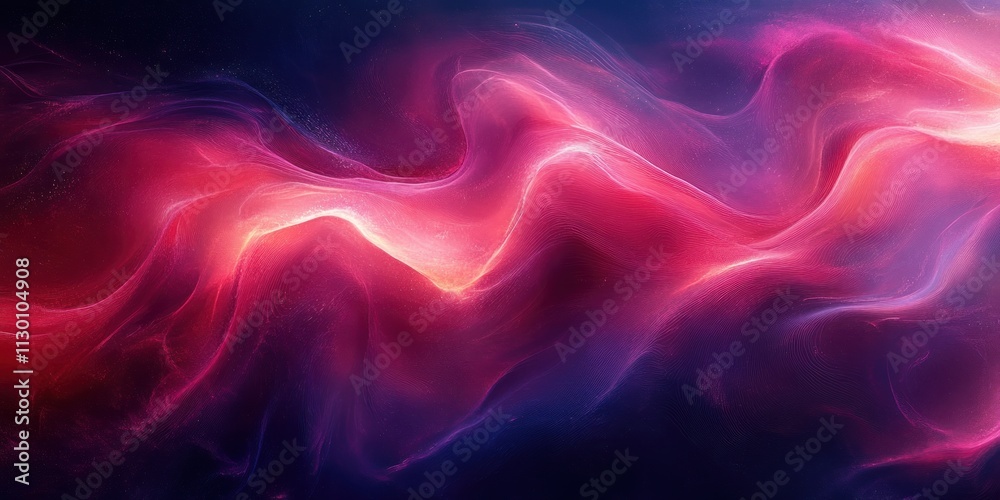 Aufkleber Abstract Gradient Background in Deep Pink and Dark Purple with Soft Light and Texture for Graphic Design