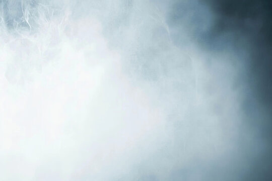 Foggy sky with muted gray tones, creating an ethereal, soft background