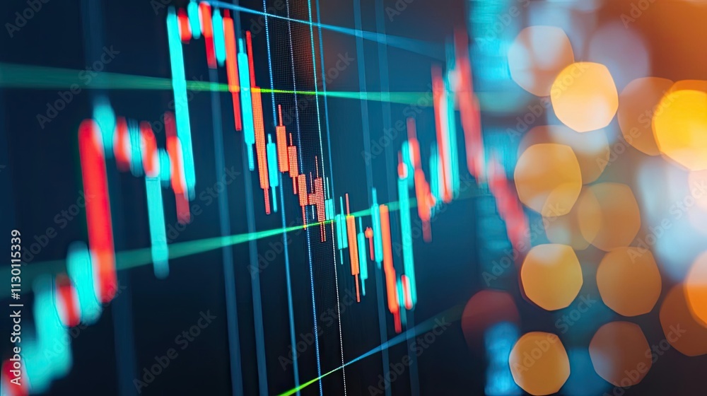 Poster oil petroleum concept. abstract stock market graph showcasing dynamic financial trends and data anal