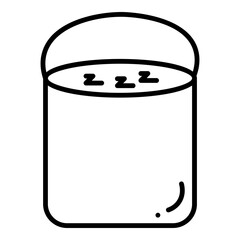 Rice cooker icon, flat design rice cooker vector symbol