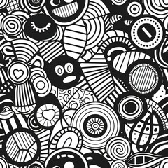 Naklejka premium seamless pattern with flowers