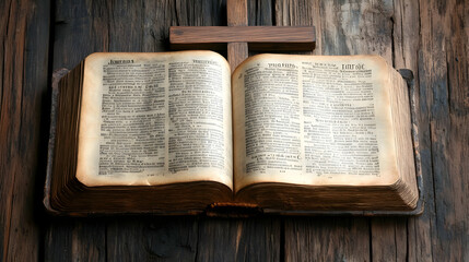 Obraz premium Ancient Book: Exploring History's Sacred Texts & Religious Beliefs