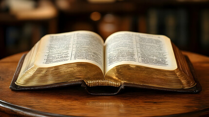 Obraz premium Ancient Book: Exploring History's Pages Carefully