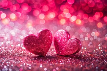 Obraz premium hearts background