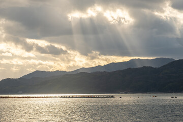 Nature landscape view of Ine bay at Ine Kyoto Japan