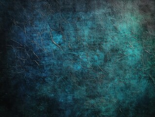 Fototapeta premium Dark Teal Grunge Texture: Abstract Background with Distressed, Textured, and Vintage Style