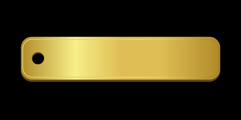 Gold Ribbon label Elegant and Luxurious tag banner blank editable