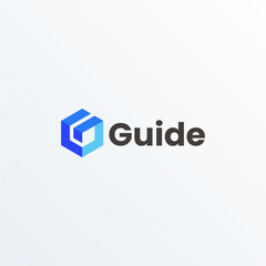 Guide Letter G Modern Logo Vector