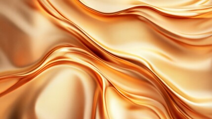 Obraz premium Luxurious golden foil texture with soft crumpled patterns