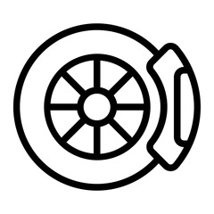 Obraz premium Brake Line Icon