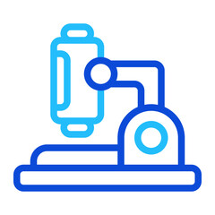 Obraz premium Microscope Duoline Icon