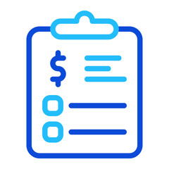 Obraz premium Report Duoline Icon