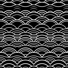 black and white seamless pattern