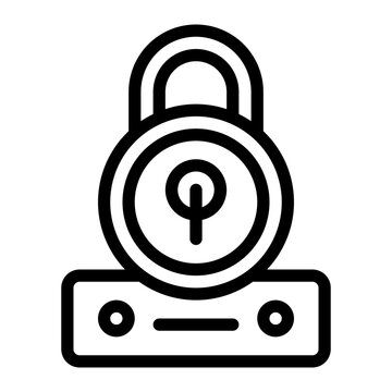 Wrong Password Line Icon