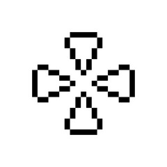 Obraz premium target pixel art for your needs