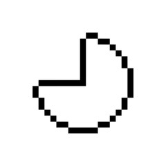 abstract shape retro pixel art