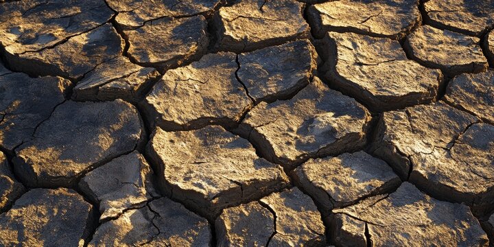 Pedology, The dry lakebed features an alkaline surface, known as an alkali flat, characterized by salt deposition and multi faceted soil cracks, displaying unique polygonal structures in pedology.