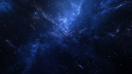 Naklejka premium stunning view of starry night sky filled with vibrant purple hues and countless stars, evoking sense of wonder and tranquility