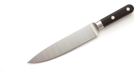 a knife with white solid background