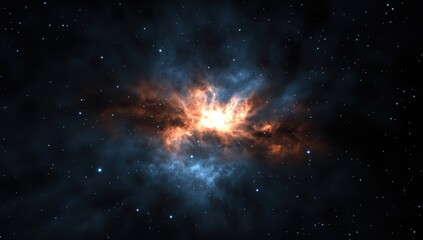 Obraz premium 宇宙の神秘を映し出す色鮮やかな星雲の現象を探索する