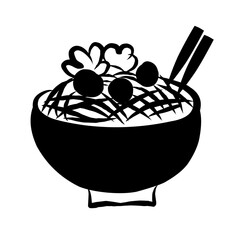 illustration of a bowl of soup