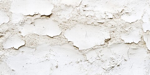 Obraz premium Close up view of an aged white wall, ideal for design projects, website backgrounds, and wallpaper applications. This macro detail of a white wall offers versatile options for creative use.
